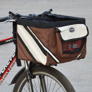 Removable Bicycle Pet Carrier for Cats and Dogs