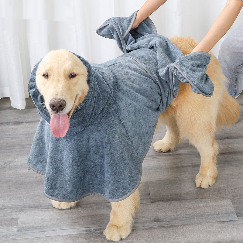 Cotton Quick-Dry Water-Absorbing Pet Bath Towel