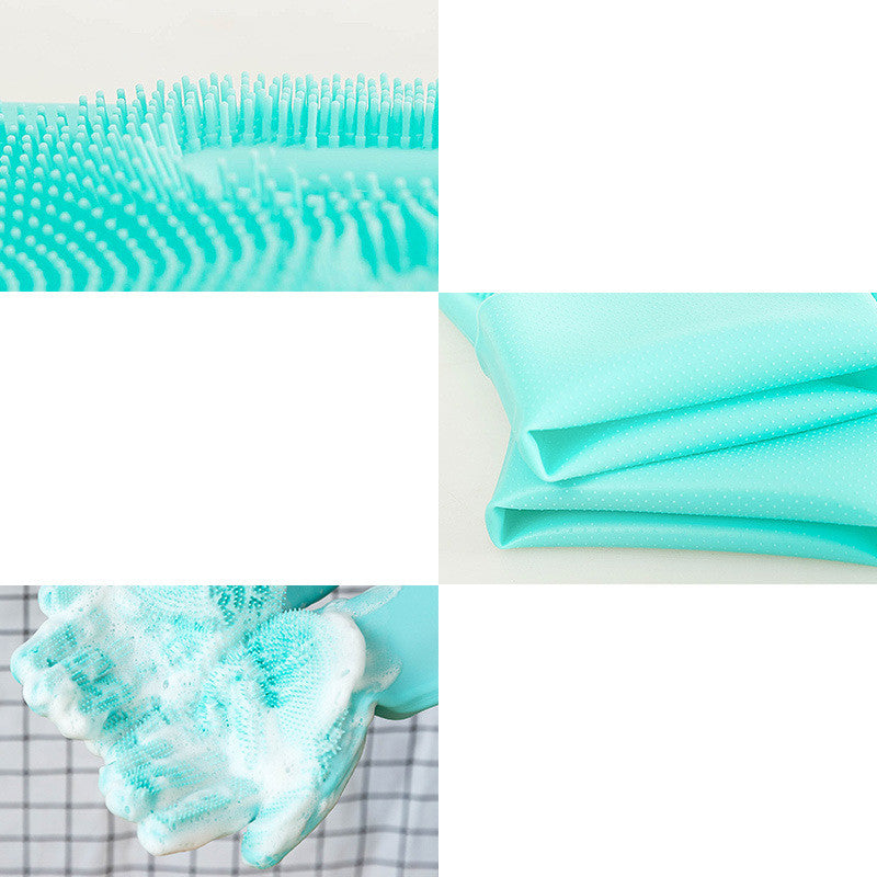 Silicone Pet Grooming and Bathing Gloves for Dogs and Cats