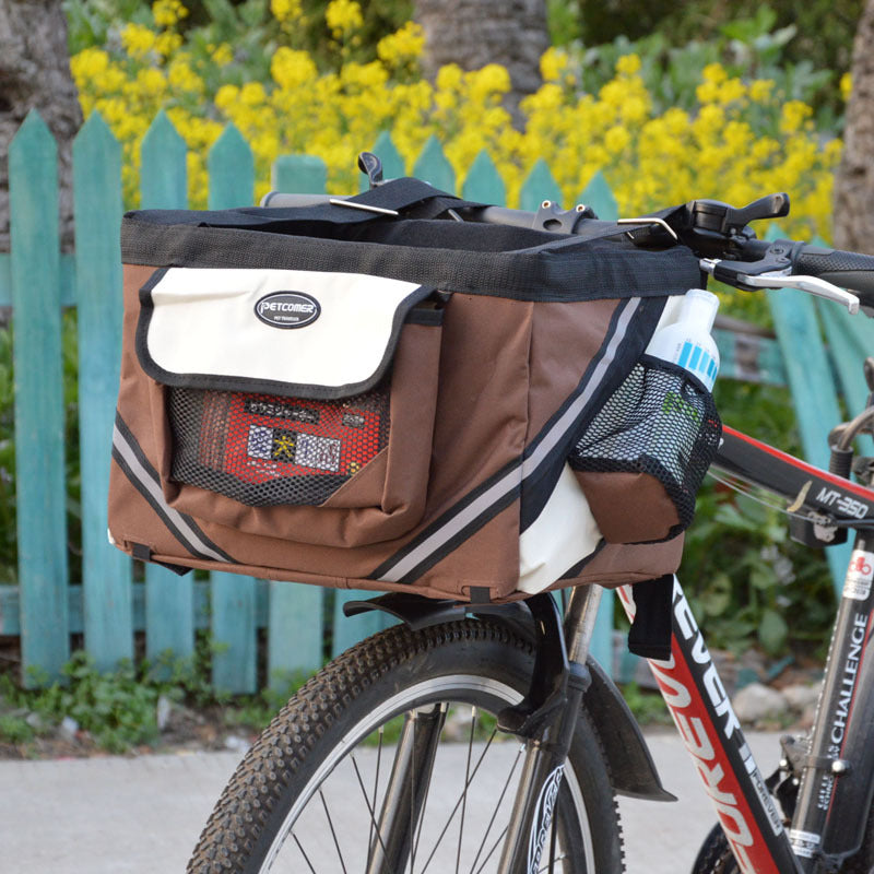 Removable Bicycle Pet Carrier for Cats and Dogs