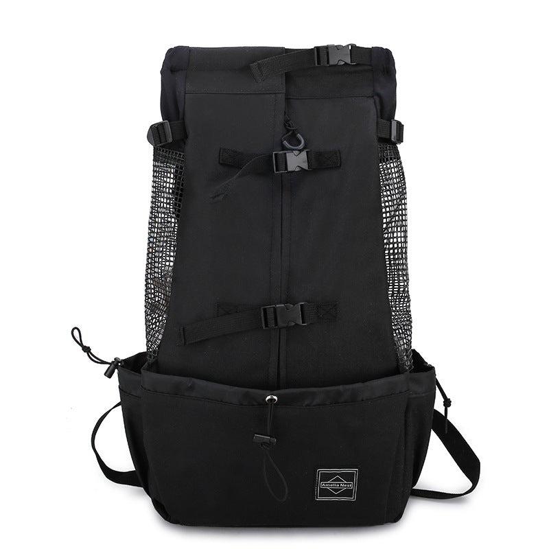 Double-Shoulder Pet Travel Backpack for Dogs