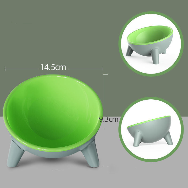 Nordic-Style Raised Pet Feeding Bowl for Cats and Dogs