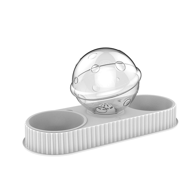 Automatic Plastic Pet Feeder and Water Bowl for Cats and Dogs