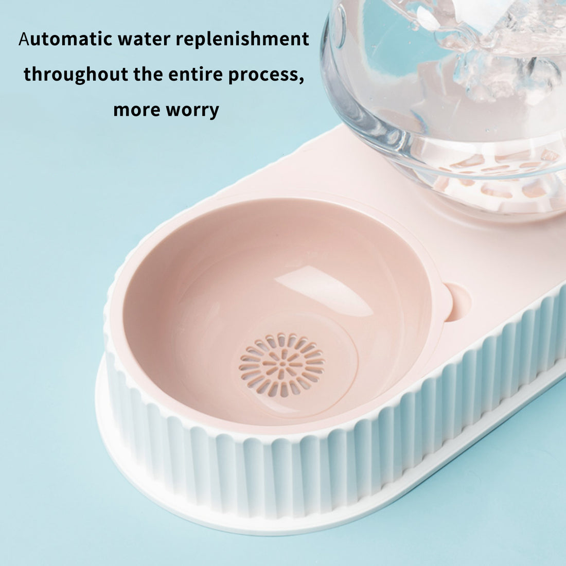 Automatic Plastic Pet Feeder and Water Bowl for Cats and Dogs