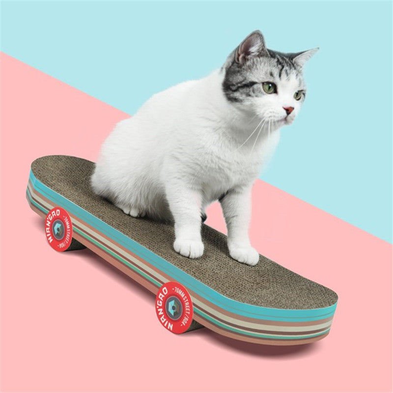 Corrugated Cat Scratching Board Toy for Small Cats