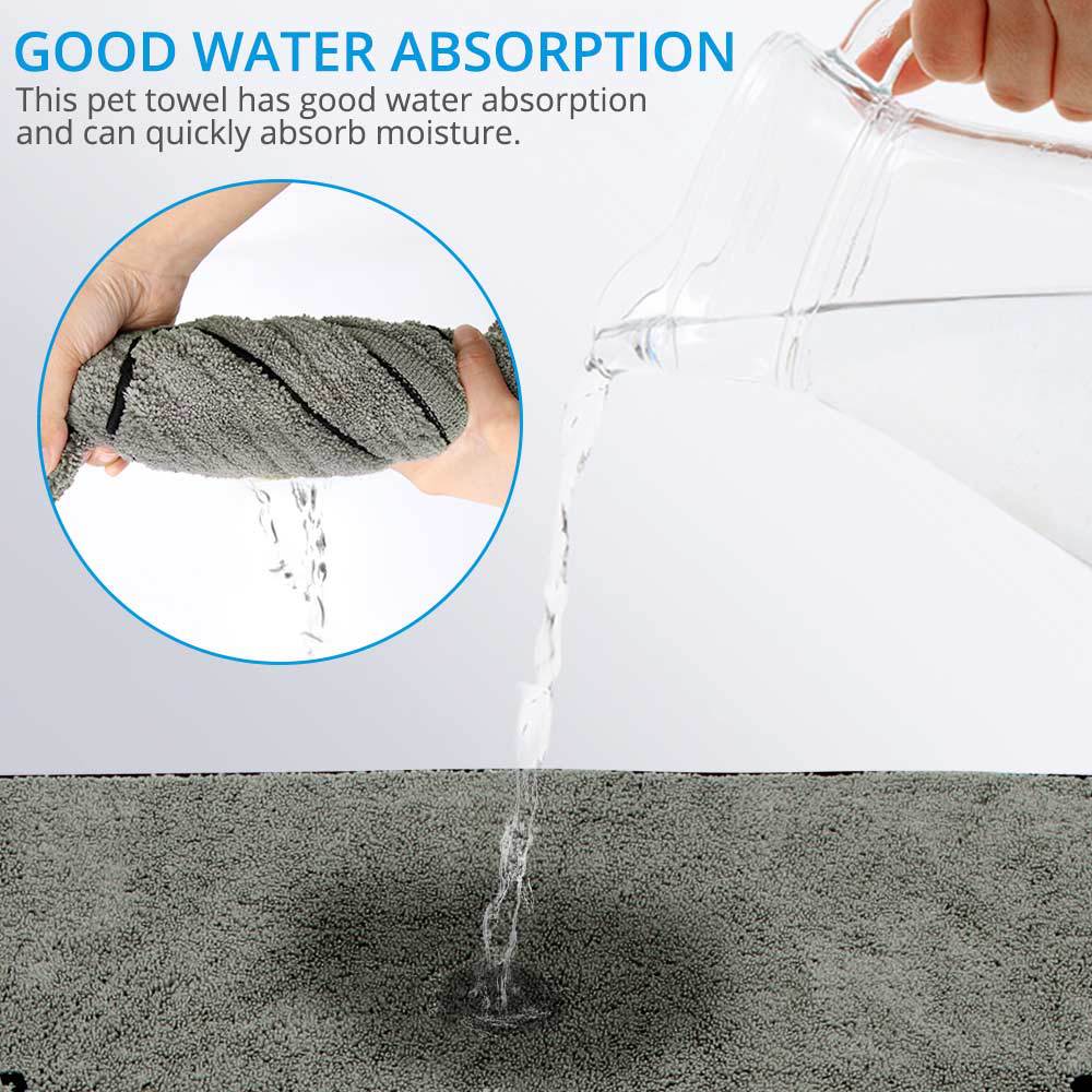Super Absorbent Large Pet Bath Towel for Dogs