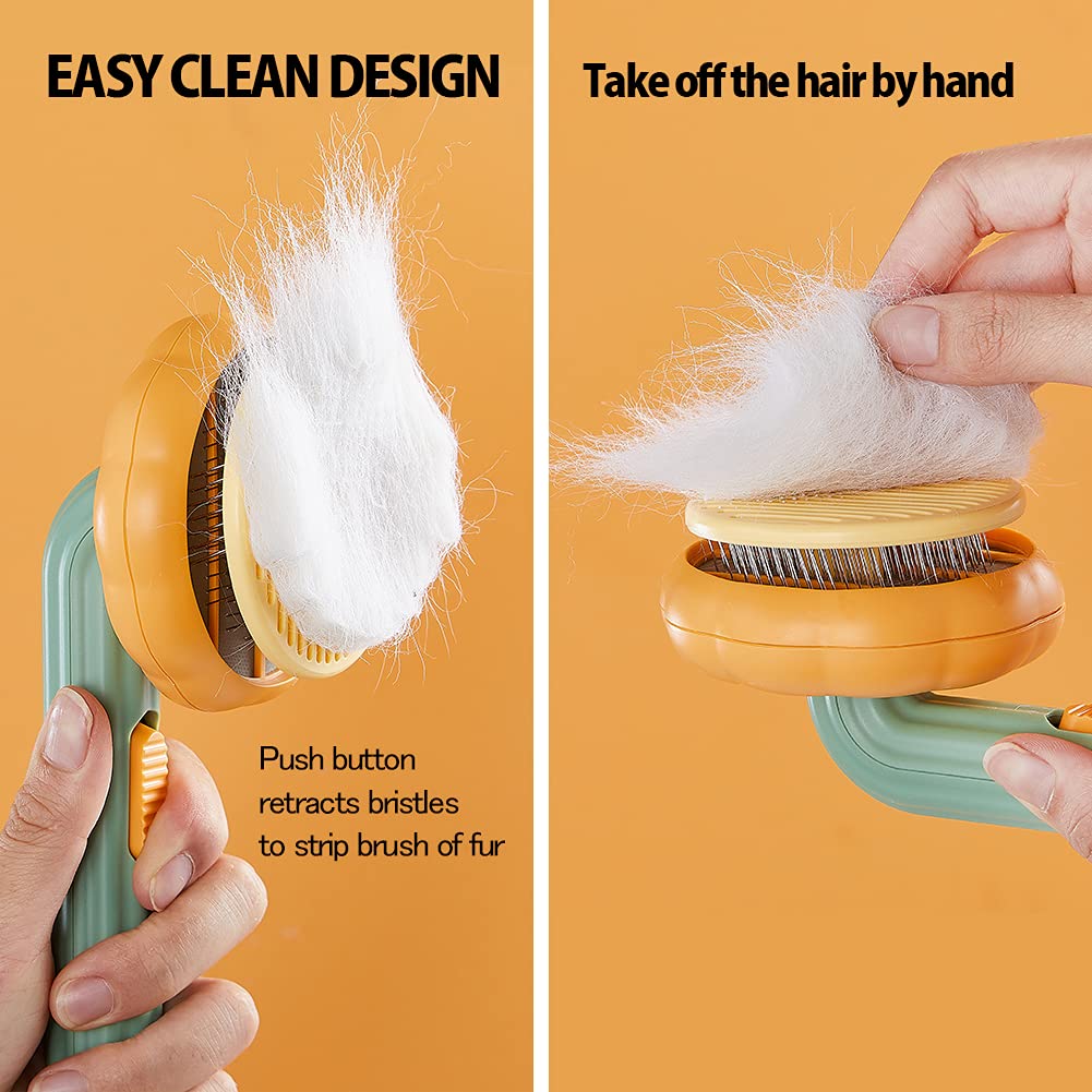 Self-Cleaning Slicker Brush for Pets