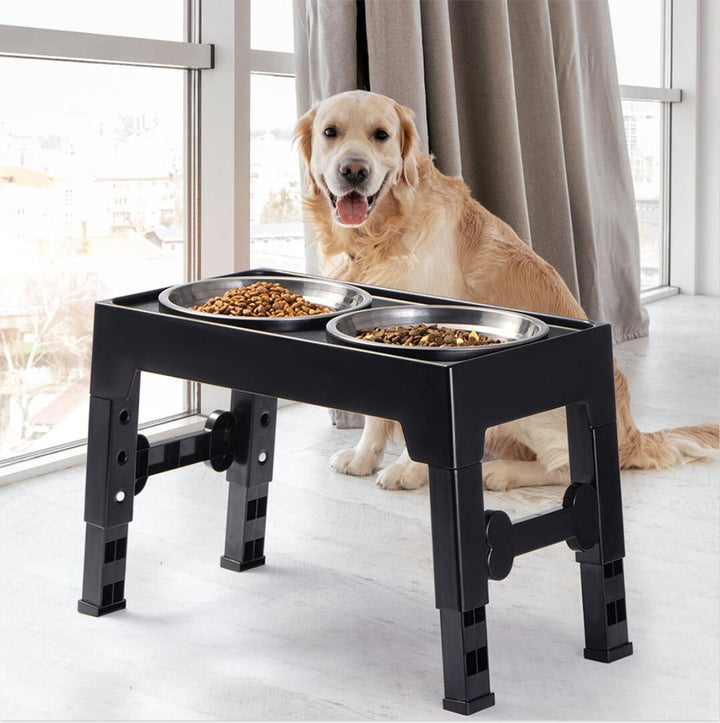 Anti-Tip Elevated Pet Feeding Bowl for Medium and Large Dogs