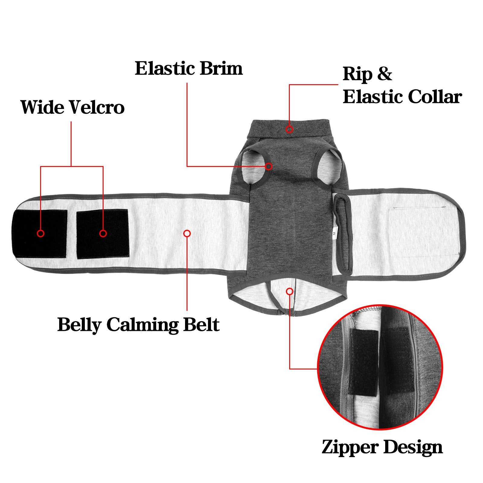 Double-Layer Polyester Comfort Jacket for Pets