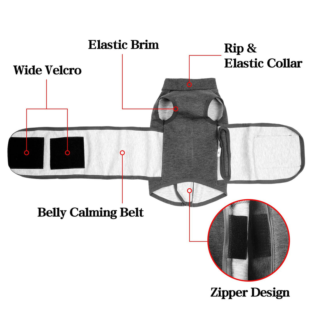 Double-Layer Polyester Comfort Jacket for Pets