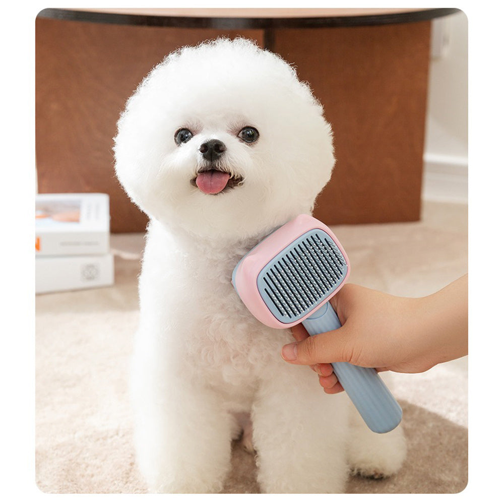 Deshedding and Dematting Pet Grooming Brush