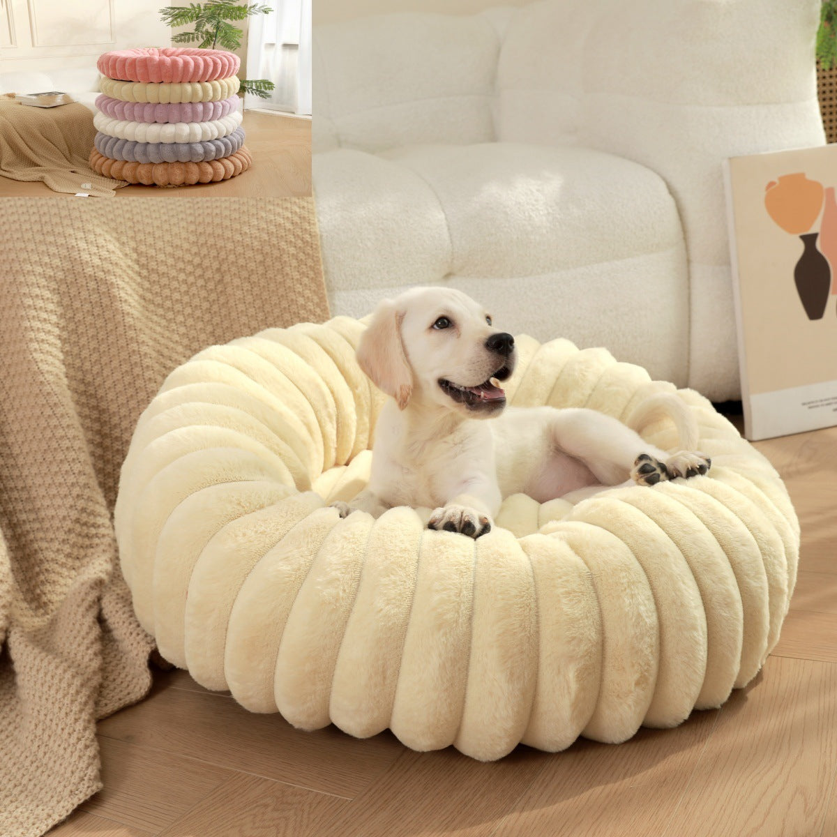 High-Weight Plush Pet Nest for Cats and Dogs