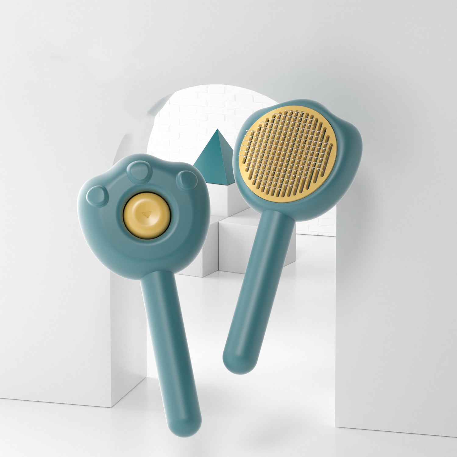 Self-Cleaning Pet Grooming Comb for Cats