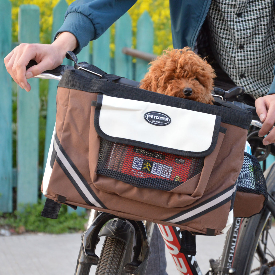 Removable Bicycle Pet Carrier for Cats and Dogs