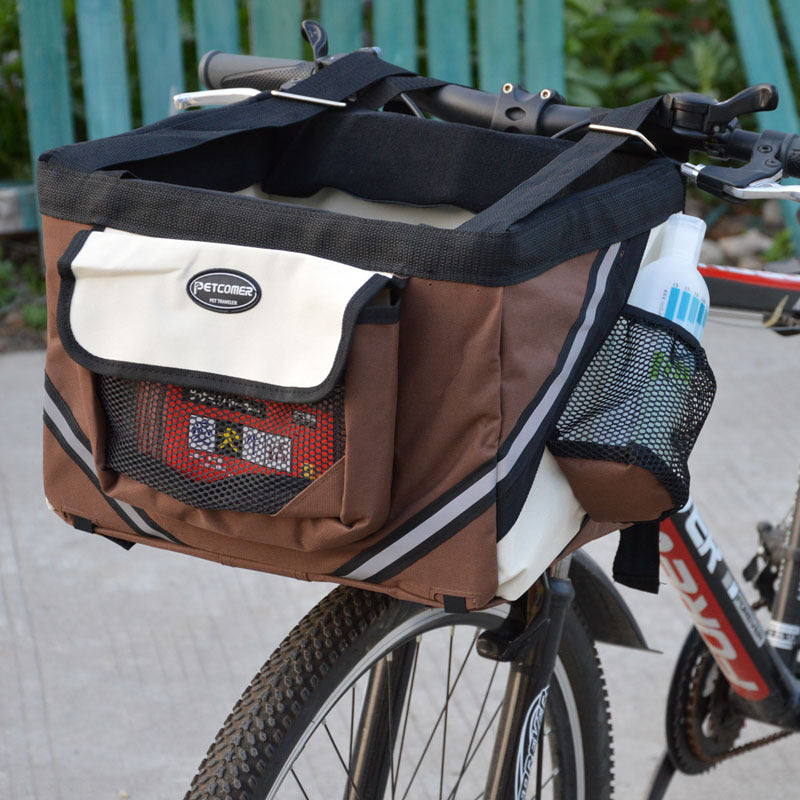 Removable Bicycle Pet Carrier for Cats and Dogs