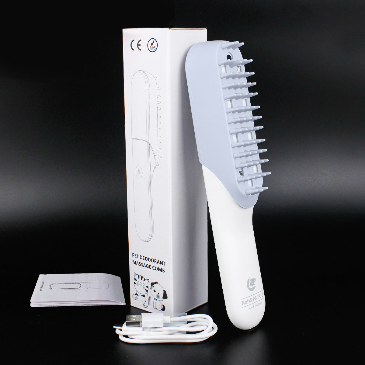 Silicone Pet Massage and Grooming Brush
