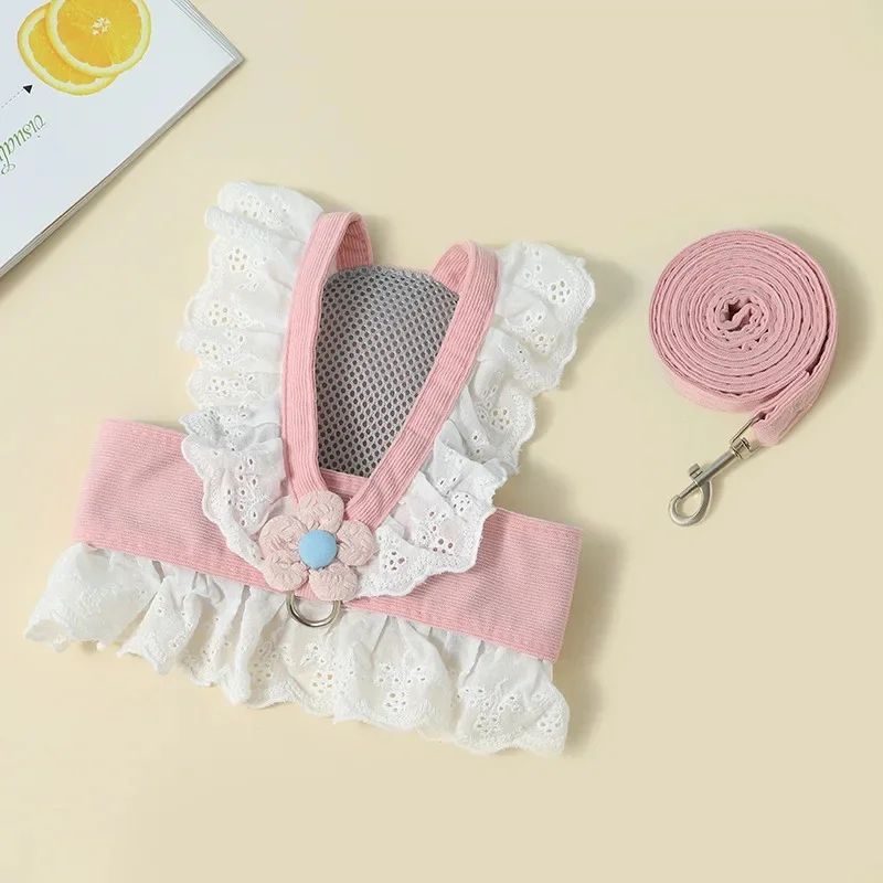 Summer Pet Harness and Safety Leash for Dogs and Cats