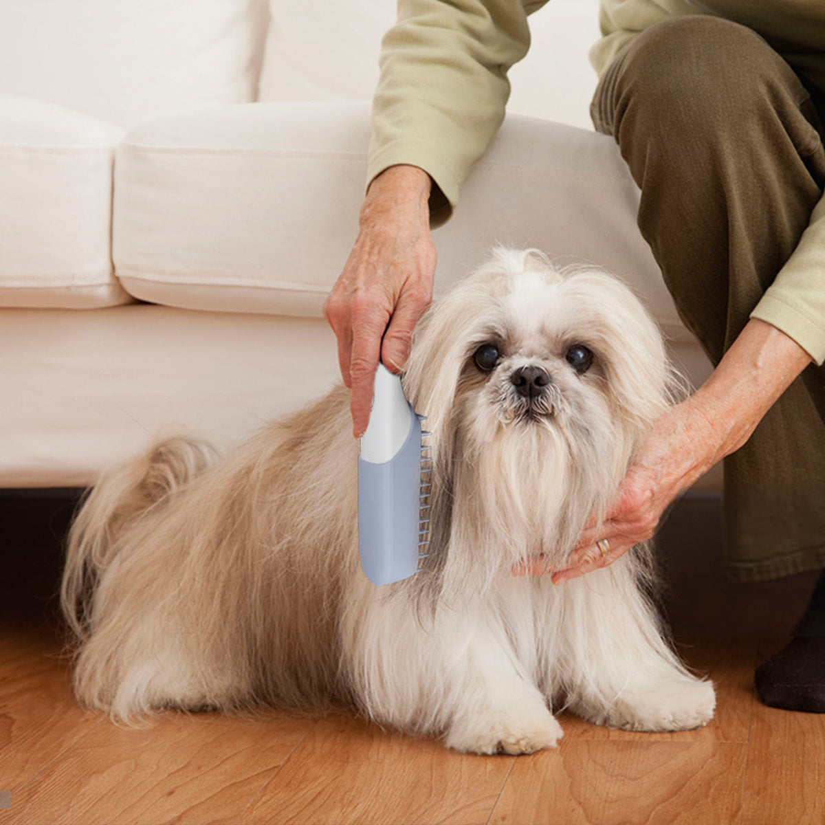 Silicone Pet Massage and Grooming Brush