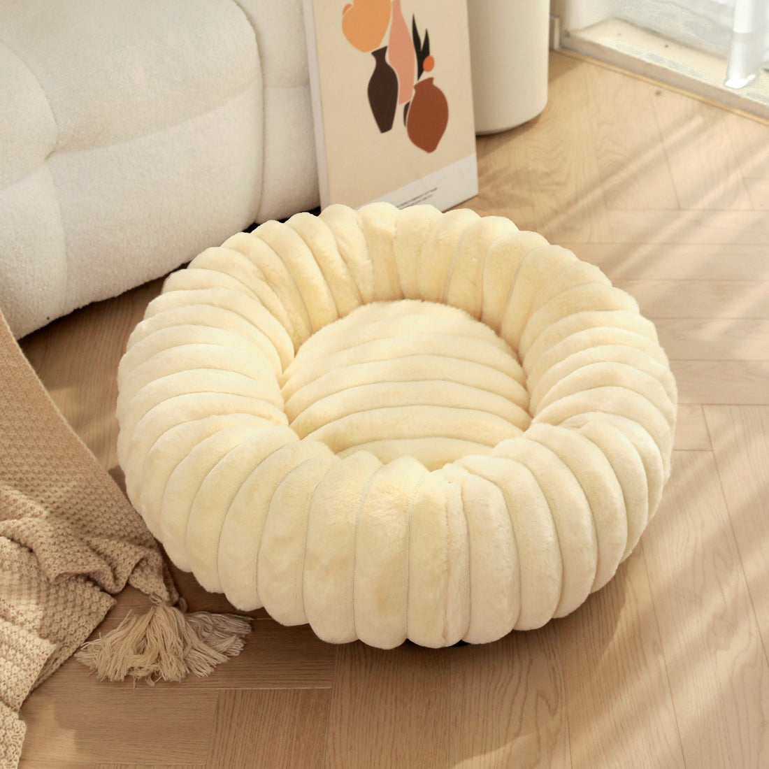 High-Weight Plush Pet Nest for Cats and Dogs