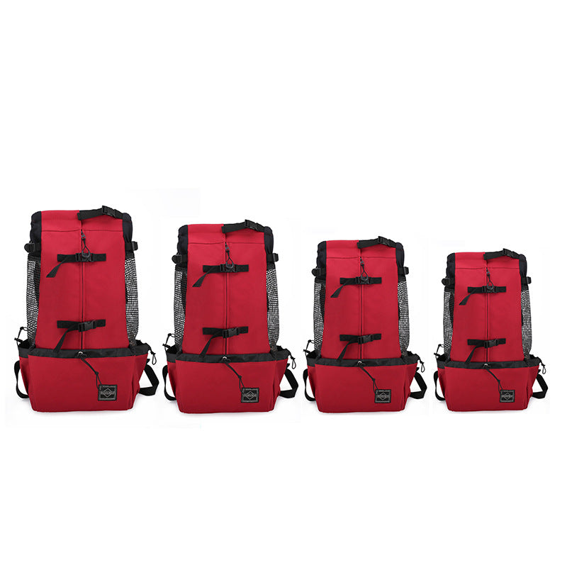 Double-Shoulder Pet Travel Backpack for Dogs