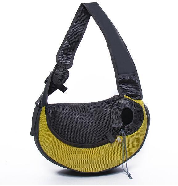 Outdoor Mesh Pet Carrier Shoulder Bag for Small Dogs