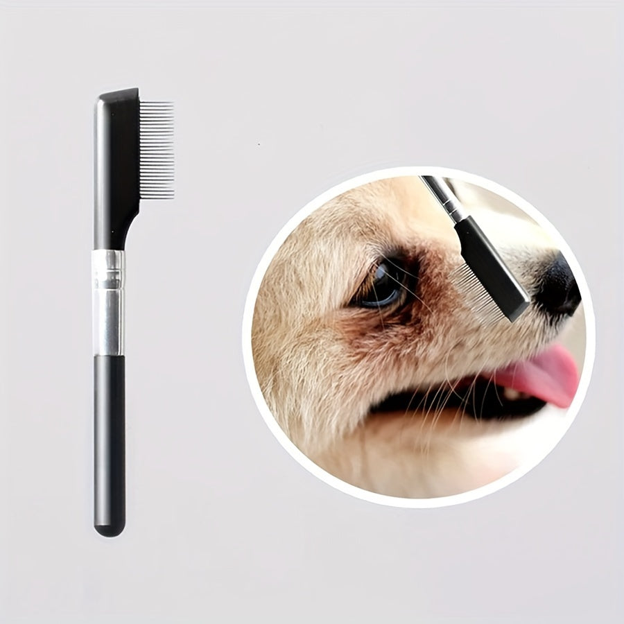 Pet Eye & Tear Stain Grooming Brush for Dogs and Cats