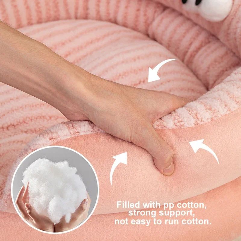 Modern Plush Washable Pet Sleeping Bed