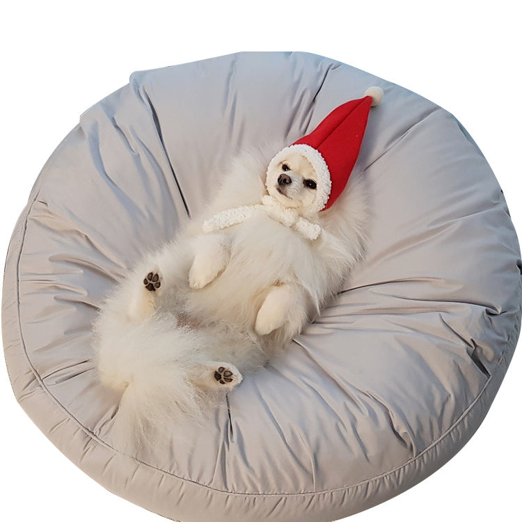 Large Waterproof Removable Washable Round Pet Bed