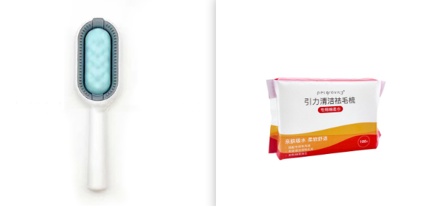Dematting Pet Brush and Comb for Cats and Dogs