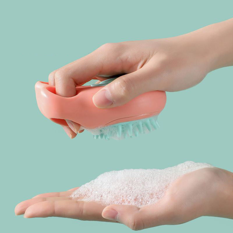Pet Massage and Claw Bath Brush for Cats and Dogs