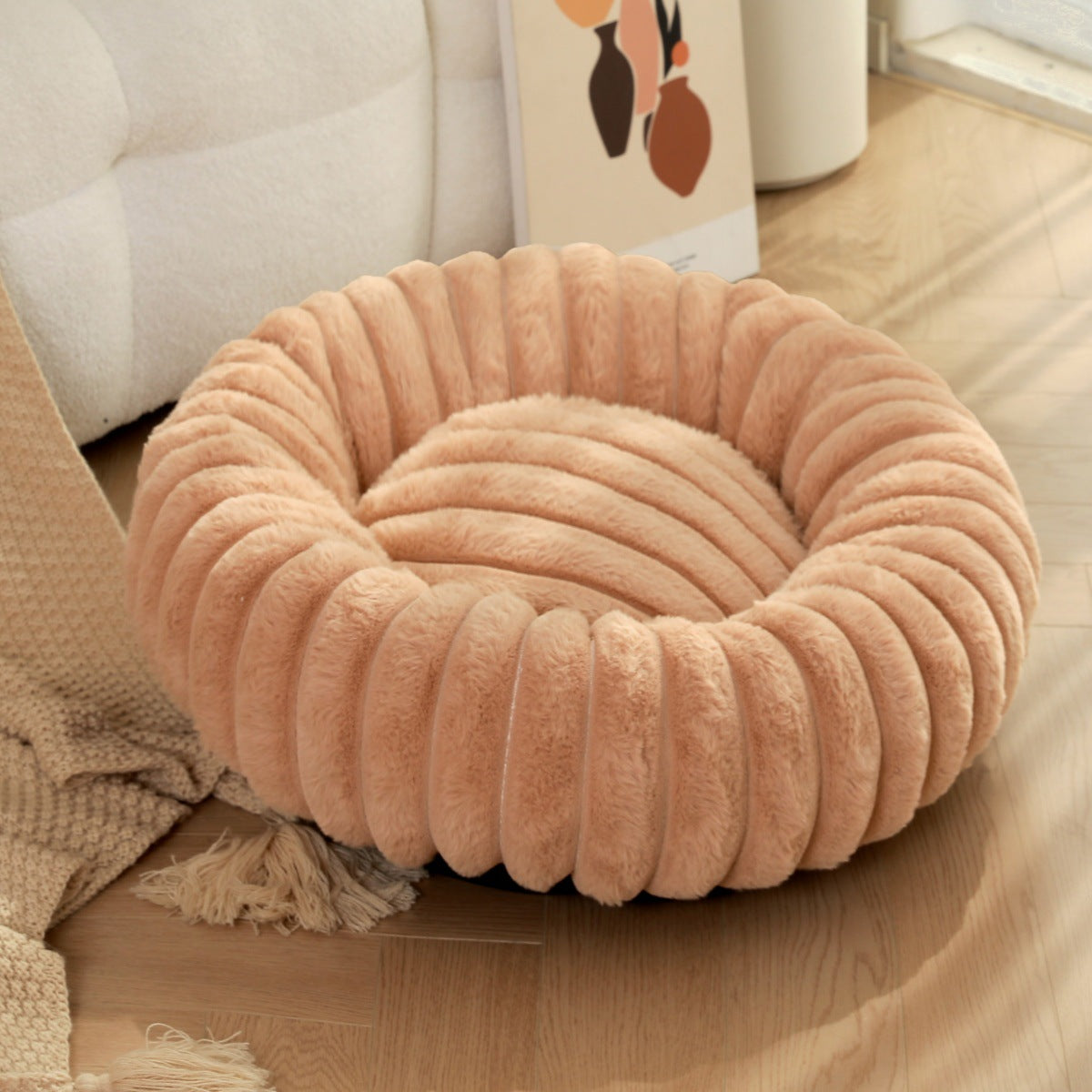 High-Weight Plush Pet Nest for Cats and Dogs