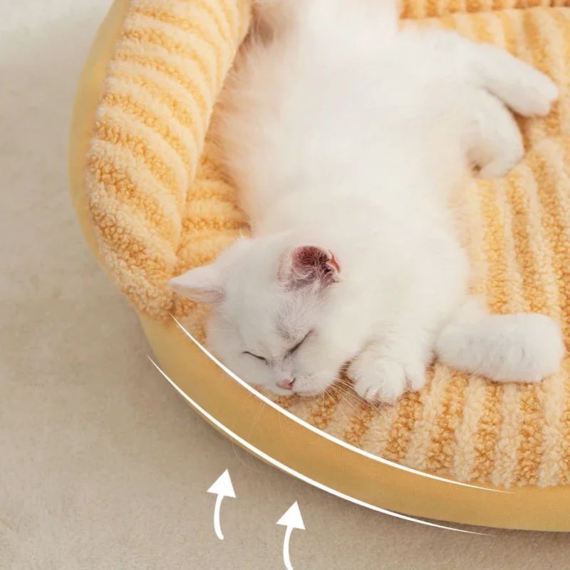 Modern Plush Washable Pet Sleeping Bed