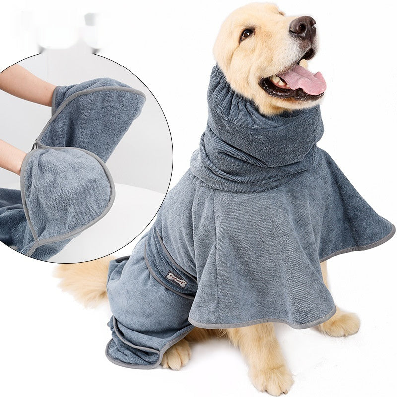Cotton Quick-Dry Water-Absorbing Pet Bath Towel