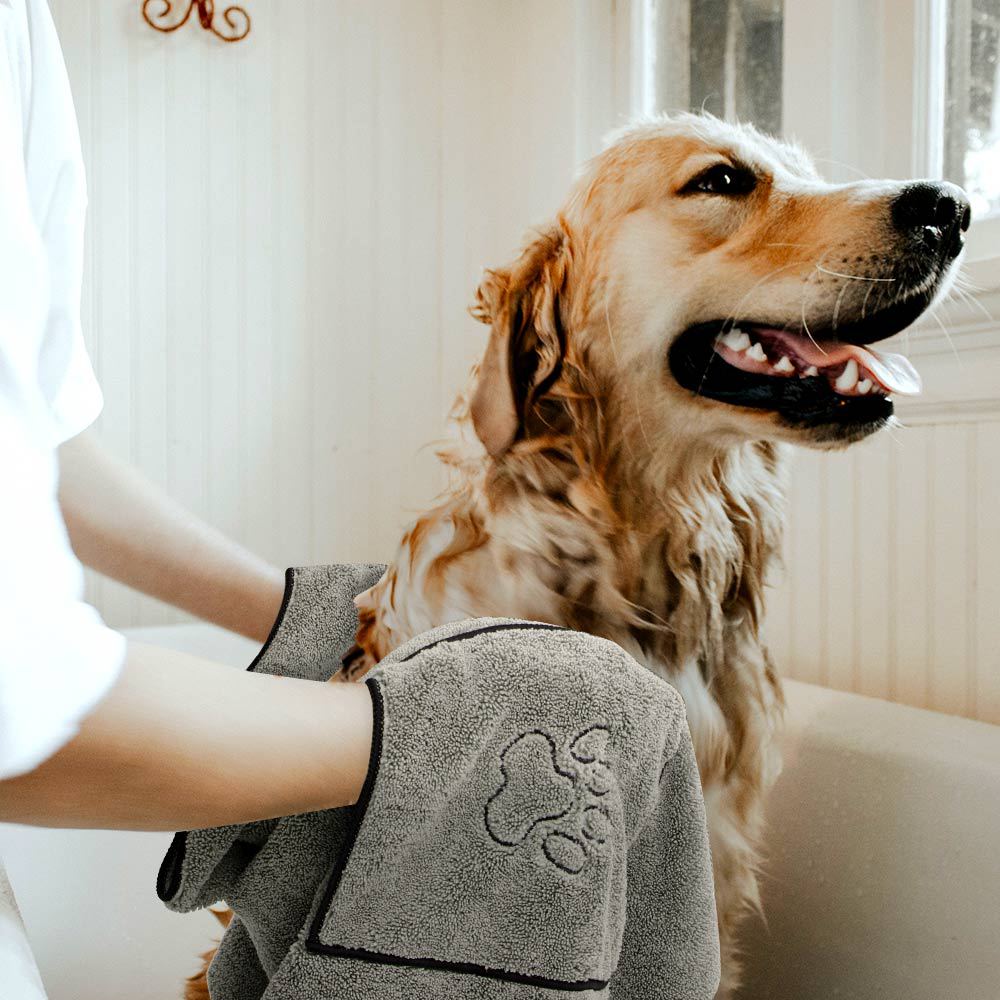 Super Absorbent Large Pet Bath Towel for Dogs