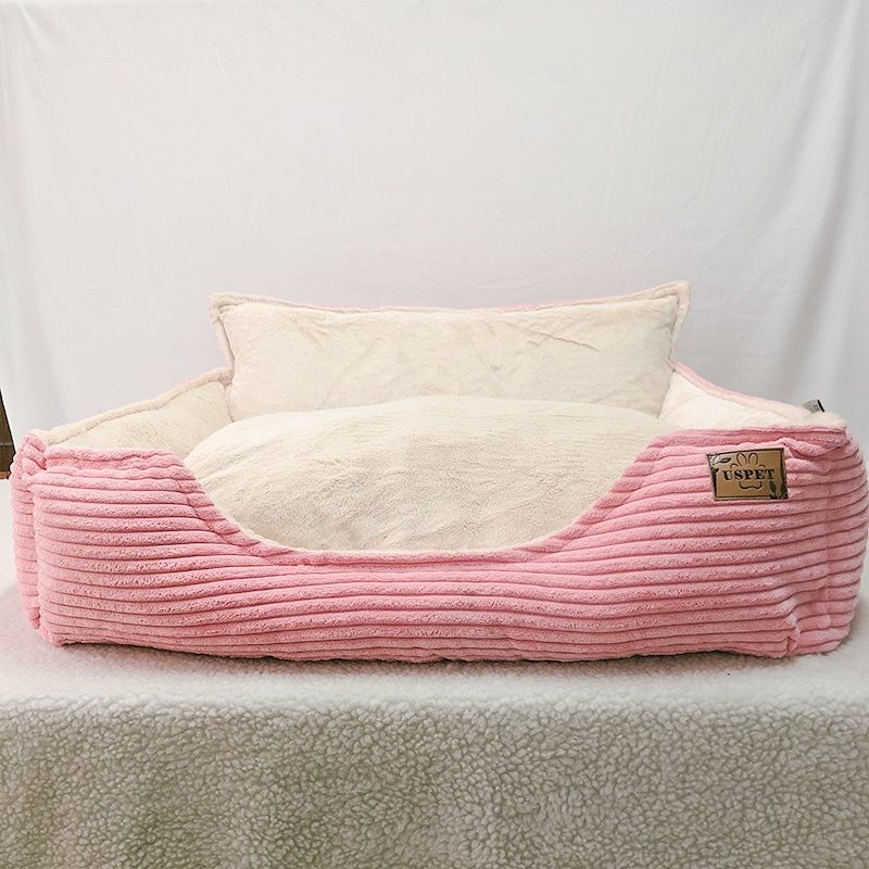 Removable Washable Plush Dog Bed