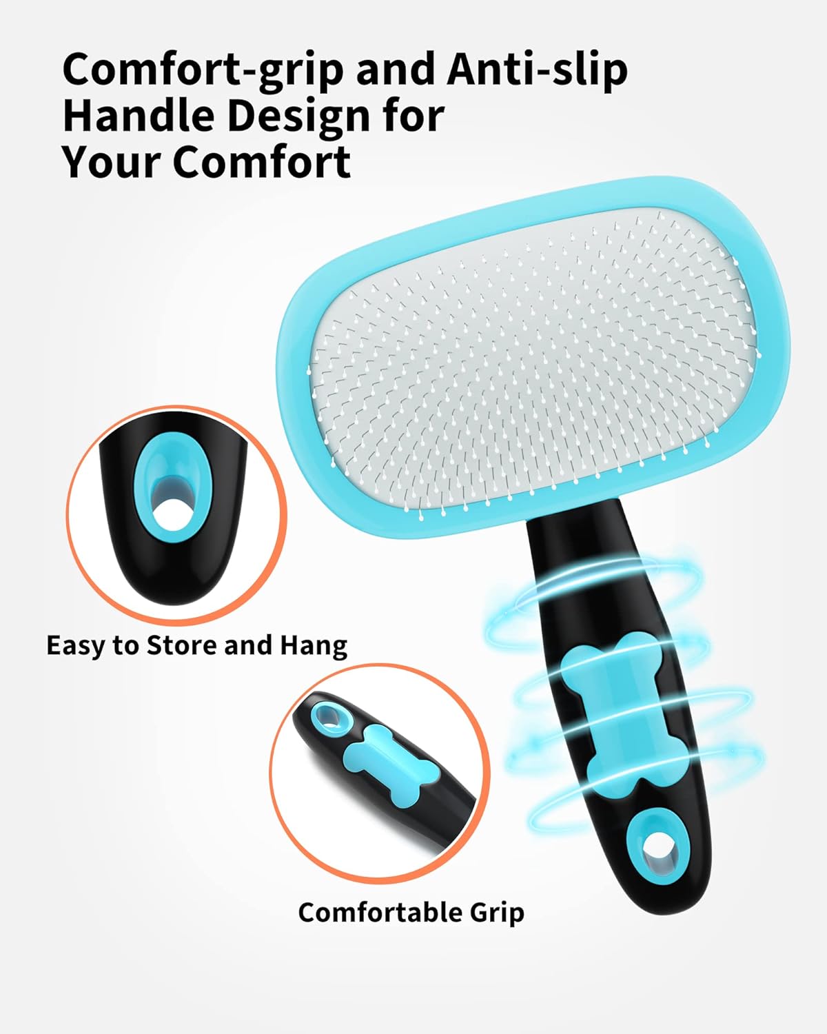 Pet Grooming Brush for Dogs and Cats