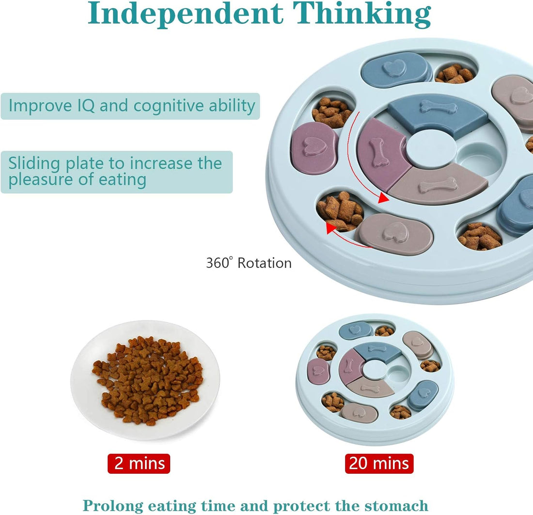 Dog Puzzle Feeder Toy for Mental Enrichment