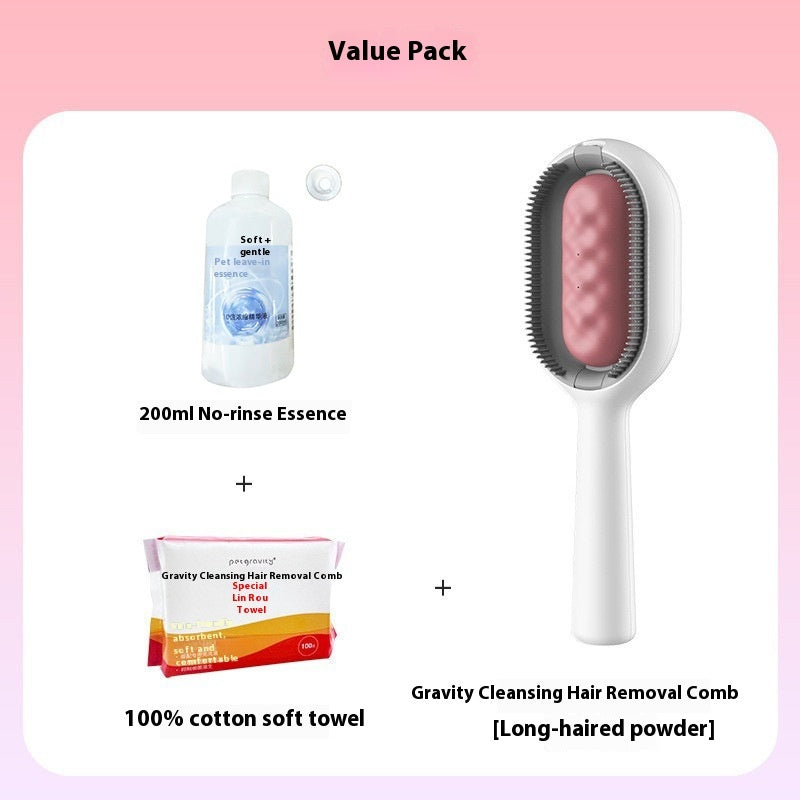 Dematting Pet Brush and Comb for Cats and Dogs