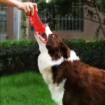 Vocal Rugby Natural Rubber Chew Toy for Dogs