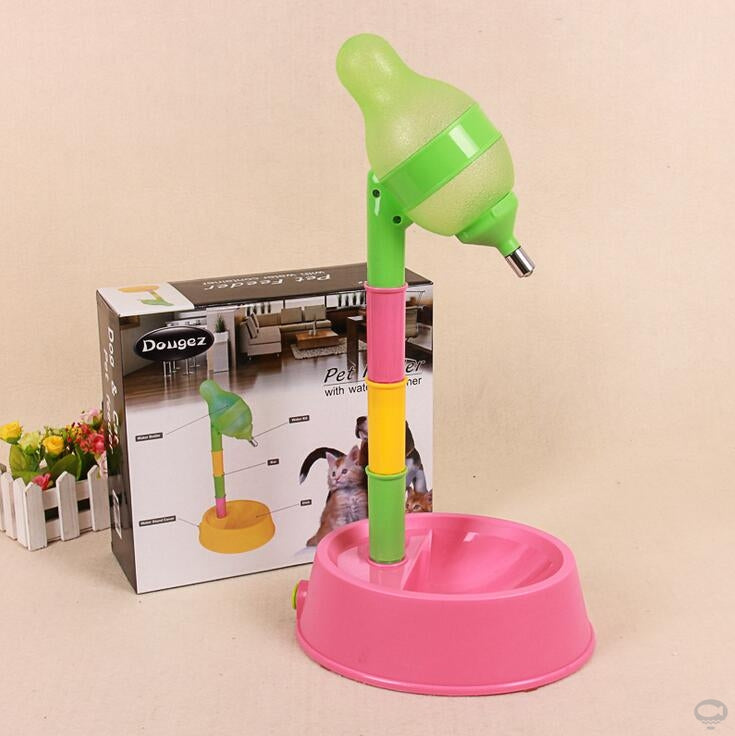 Automatic Adjustable Height Pet Water Dispenser for Cats and Dogs