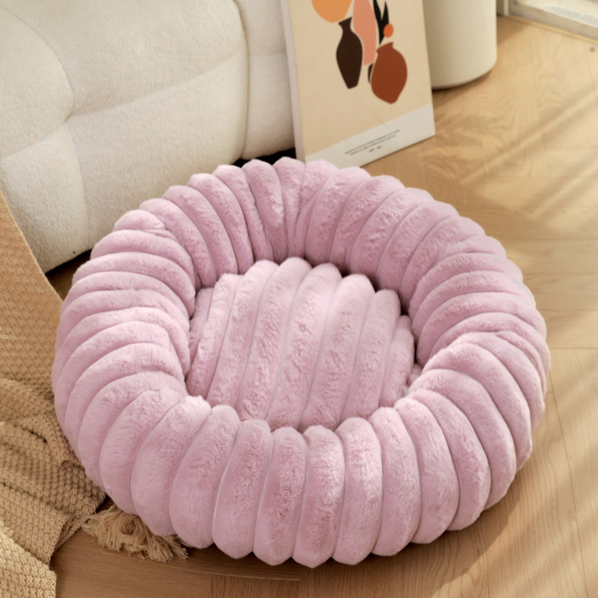 High-Weight Plush Pet Nest for Cats and Dogs