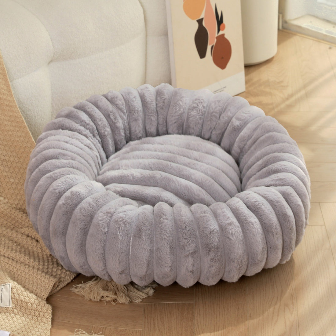 High-Weight Plush Pet Nest for Cats and Dogs