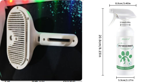 Self-Cleaning Dematting Pet Comb for Dogs