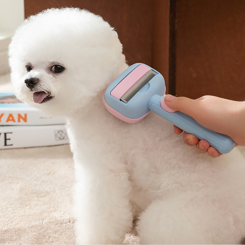 Deshedding and Dematting Pet Grooming Brush