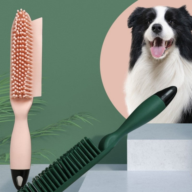 Pet Hair Remover and Grooming Brush for Dogs and Cats