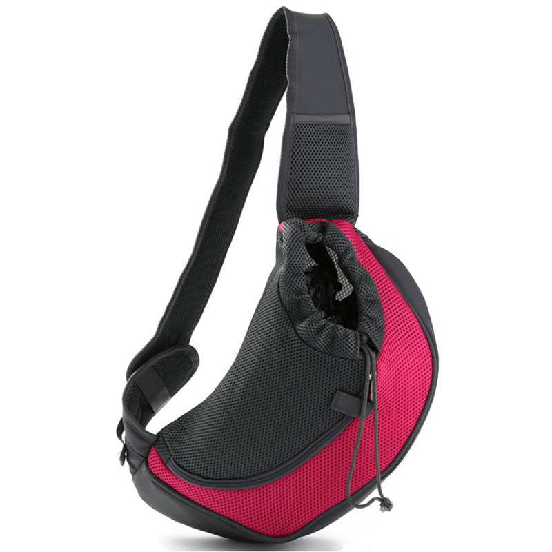 Outdoor Mesh Pet Carrier Shoulder Bag for Small Dogs