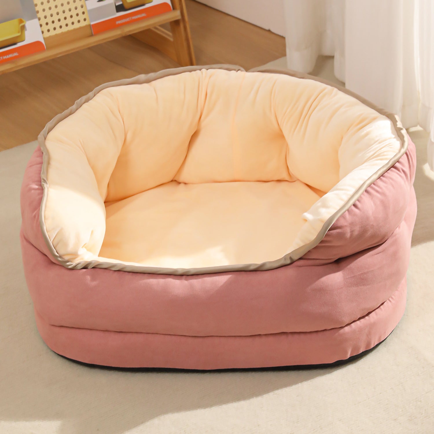 Plush Washable Pet Sofa Bed for Small Dogs and Cats