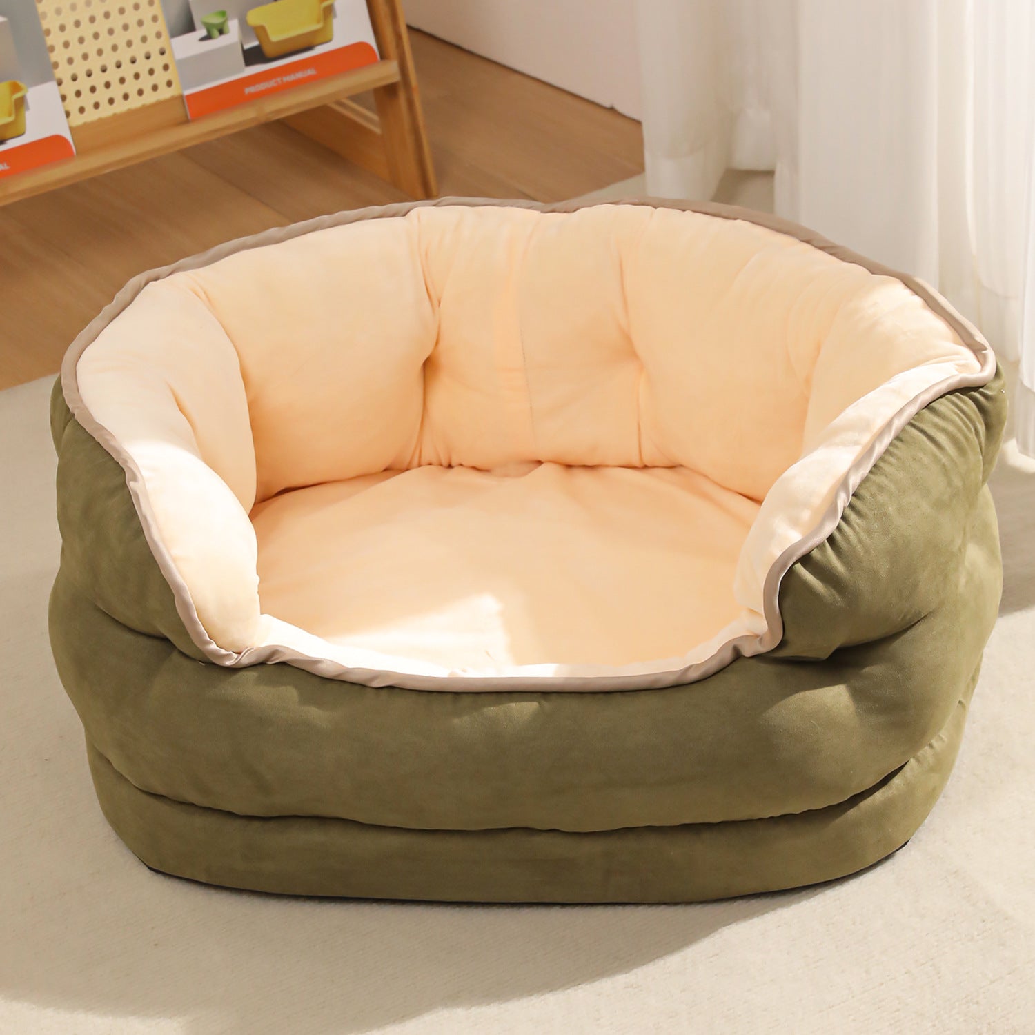 Plush Washable Pet Sofa Bed for Small Dogs and Cats
