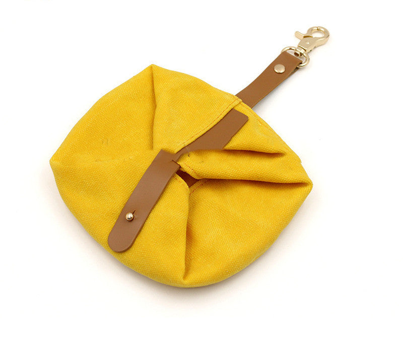 Folding Canvas Pet Bowl for Dogs and Cats