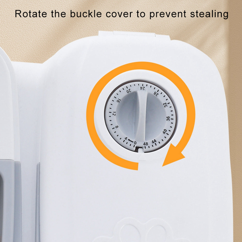 Automatic Smart Pet Feeder with Stainless Steel Bowl